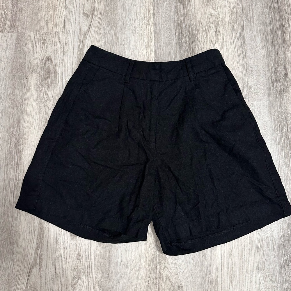 Old navy black linen shorts